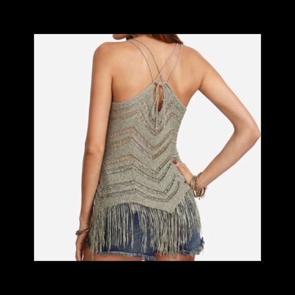 Fringe hem knit tank - Picture 5 of 6